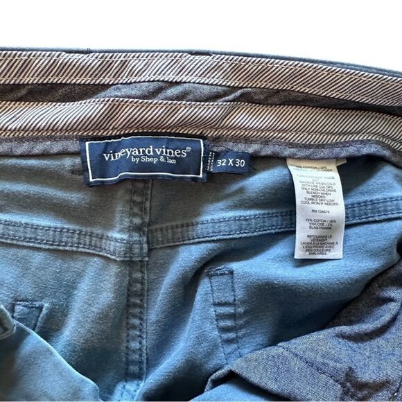Vineyard Vines Blue Pants Cotton Size 32 X 30 - Picture 4 of 5